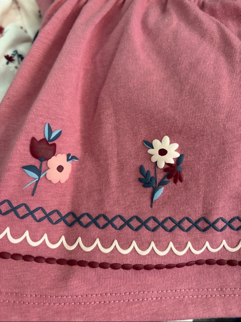 🆕 Kids Headquarters 4 piece Pink Floral Smocked Top & Leggings Set, 2T - NWT - Picture 7 of 7